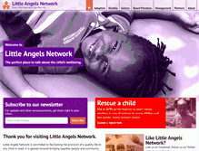 Tablet Screenshot of littleangelsnetwork.org